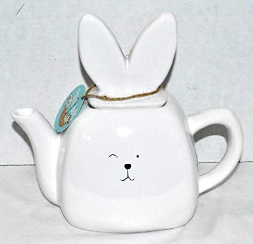 Ново намигнување бело зајаче керамички топол пијалок со чај со чај со чај има 5,5 чаши