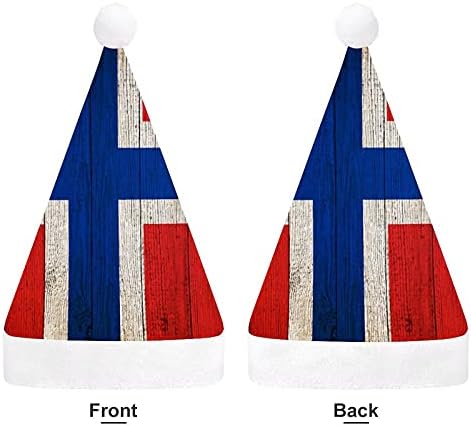 Гроздобер Норвешка Знаме Дрво Позадина Божиќ Шапка За Нова Година Празник Партија Косплеј