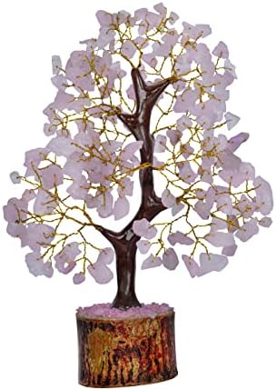 Yuvdipr Седум Чакра дрво - Чакра дрво на животот - Кристално дрво за позитивна енергија - кристали и лековити камења - дрво од скапоцен