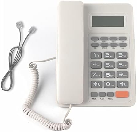 Телефонски телефон, домашен хотел жичен кабел за десктоп телефонски лична карта фиксни фиксни телефони со англиски дисплеј DTMF/FSK поддршка