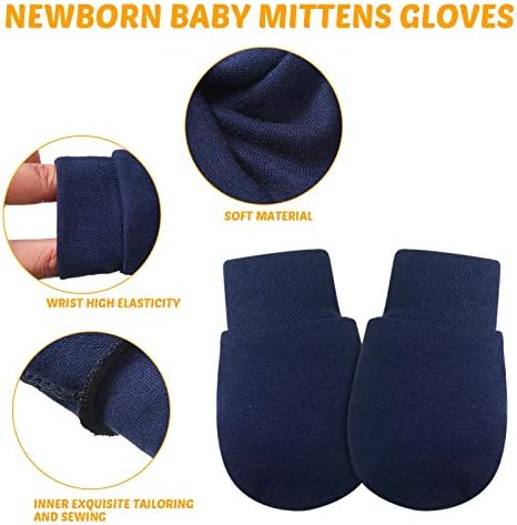 12 Пара Новородени Белезници За Бебиња Ракавици За Мали Деца Без Белезници за гребење ракавици за 0-6 Месеци Бебиња Момчиња Девојчиња