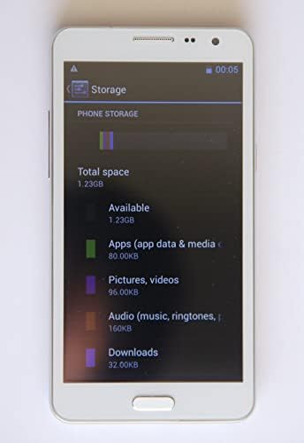 Мобилен телефон со андроид, боја: бела