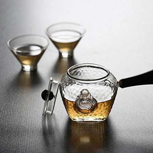 Стакло стаклена стомна кинеска чај сад стакло чајник чајник чај котел што цвета и лабав производител