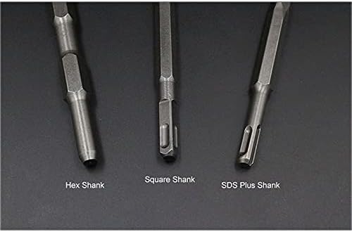 Hammer Drible Misel Bit, Rotary Hammer Bit, Scaling Drible Drible Tool, SDS Plus Shank, Flat Lysel, 14mmx400mm