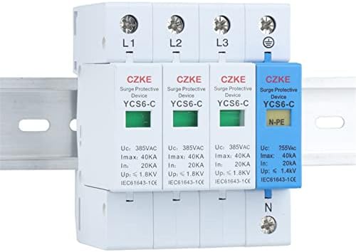 Fehauk YCS6-C 3P+NPE AC 20KA-40KA 385V SPD House Surge Protecter Заштита за заштита на низок напон