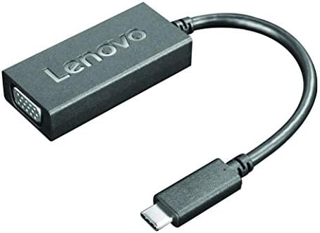 Lenovo USB-C до VGA адаптер, црн GX90M44578