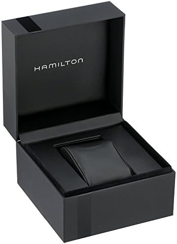 Hamilton Men's H705555533 Chaki Field Не'рѓосувачки челик автоматски часовник со кафеава кожа бенд