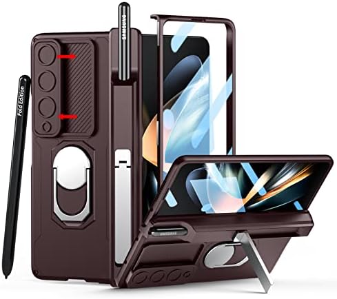 Либигл Компатибилен Со Samsung Galaxy Z Fold 4 Случај [Тежок Заштитен] [Капак На Објективот На Камерата] [Држач за Пенкало &засилувач;
