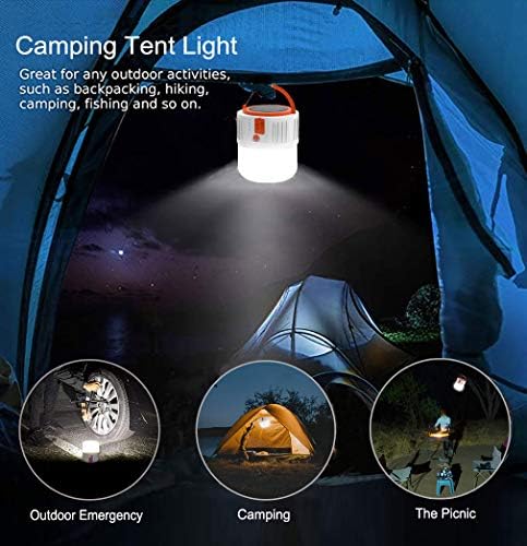 Кампни светла, полнење на ламбинг Фенер, LED шаторска светлина ултра светла за кампување, комплети за итни случаи во ураганот