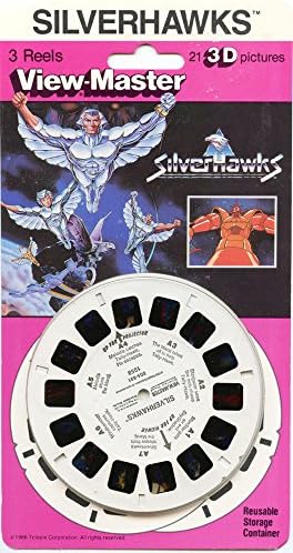 Silverhawks - Classic Viewmaster - 3 ролна на картичка - 21 3D слики - нови