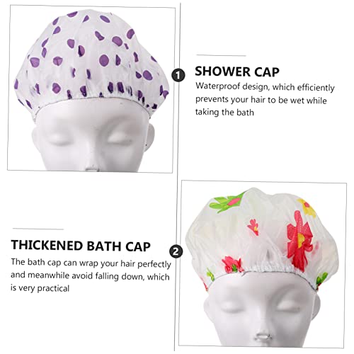 Fomiyes 12 парчиња капа за туширање за туширање за деца за деца, хаубата за домаќинство во текот на ноќта, сет за коса за коса
