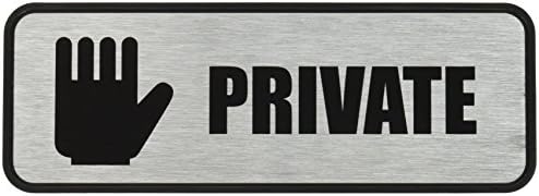 Бизнис знак на Коско, четкан метален, приватен, 9 x 3