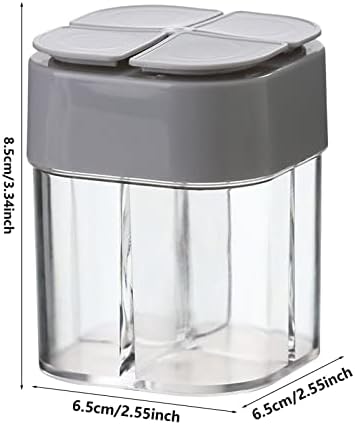 Transparent Spice Box на Naixue | Транспарентни контејнери за зачини за зачини, садови за кондименти за запечатени тегли за зачинување со капак