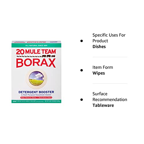Dial 20 Mule Team Borax Desterent Booster & Moulti-Pursose Cleass Hounter, 65 унца