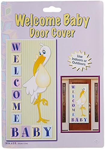 Добредојдовте додаток за забави за покривање на вратата за бебиња