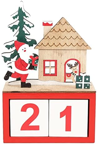 Божиќ Доаѓањето Календар Одбројувањето Блокови Со Број Датум Блокови За Божиќ Празник Маса Декор