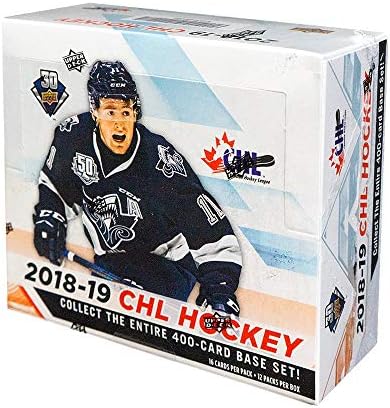 2018-19 Горна палуба CHL хокеј хоби хоби 10-кутија