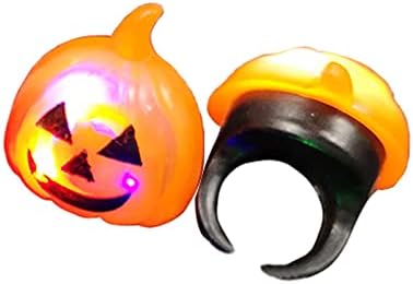 2023 година Нова Ноќта на вештерките Светли прстени за деца кои трепкаат додатоци за момчиња и девојчиња во разновидни дизајни