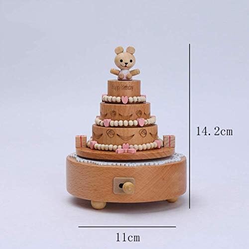 Н/А мебел танцување девојка роденденска торта дрвена музичка кутија часовници возење бука деца занаети креативни подароци