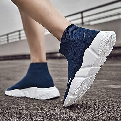 Менс мода ултралејт чорапи чевли тренд за дишење на пена единствени атлетски патики