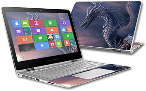 MOINYSKINS Кожата компатибилна со HP Spectre X360 2-во-1 13.3 -Змеј фантазија | Заштитна, трајна и уникатна винил декорална обвивка за обвивка