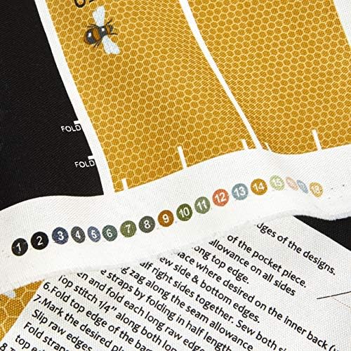 Норткот Пчела Вид Торба 24 Панел Ткаенина, Црна Мулти