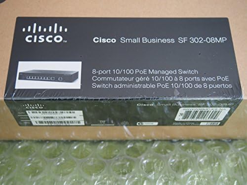 Cisco SF 302-08MP 8-Port 10/100 Max POE Switch со Gigabit Uplinks