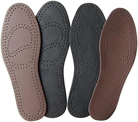 Кафеава кожа табани за жени тенки црни кожа табани за мажи чизми вметнува за чевли за фустани пешачки чизми за замена за замена на чевли