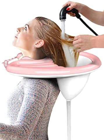 Преносен сад за миење на надувување на косата - сад за шампон затворен на отворено ， Исплакнете слив за миење и сечење коса дома