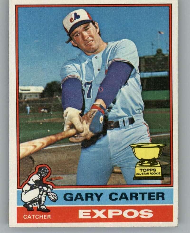 1976 Топпс 441 Гери Картер Монтреал Експос МЛБ картичка за тргување со бејзбол
