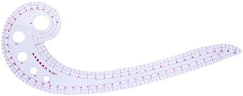 CHBC 7PCS/SET TARER цртање за запирка директно сечење на француски крива владетел за шиење облека за шиење на владетели