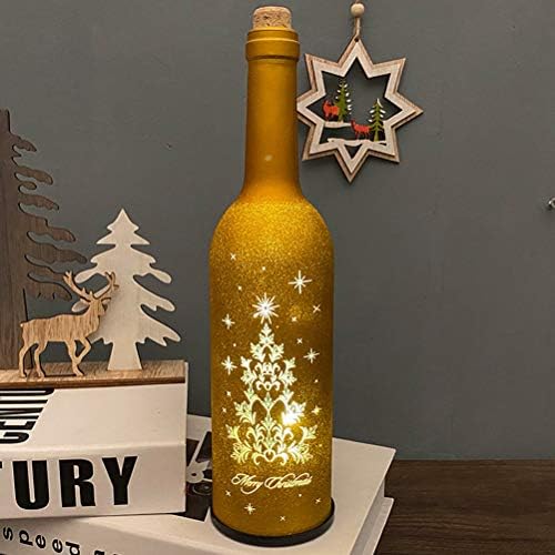 Абоофан 1 парчиња божиќно шише со пиво декор Креативен фестивал Орнамент Продолжена забава за забава