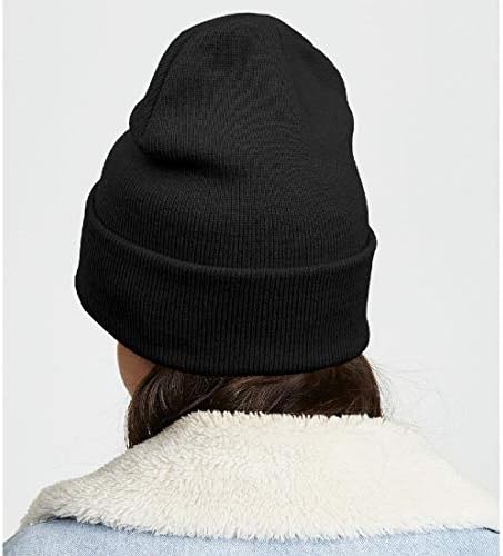 Murextc симпатични плашлив грав капи за мажи жени плетени манжетни со гравчиња зимски задржи топло црно