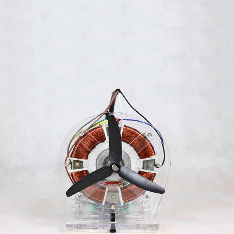 DAVITU DC MOTOR - AC Асинхрон модел на модел на мотори без четки за мотори со мотори со четка за високо -технолошки играчки DIY идеи
