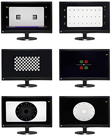 Huanyu 21,5 LCD оптички дигитални дигитални визуелни острина табела 21,5-инчни табели за очи Inteligent Vision Chart Optometry Projecter