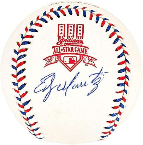 Едгар Мартинез го автограмираше официјалниот официјален играч во 1997 година, Бејзбол во Сиетл Маринерс, MCS HOLO 82079 - Автограмирани бејзбол