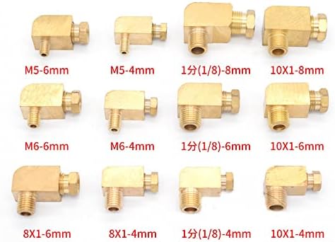 Машина Алатка Подмачкување Месинг Масло Цевка Фитинг 4 6 8мм ОД Цевка Компресија Ферул Цевка Компресија Фитинг Конектор Адаптер 1/4 ОД Цевка