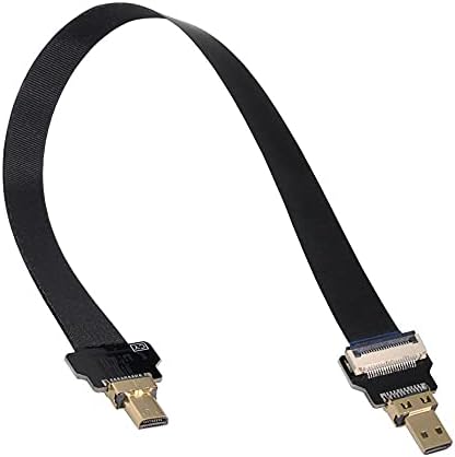 Конектори FPV HDMI D Кабел Микро HDMI Машки До Микро HDMI Машки Продолжување FPC Рамен Кабел 1080P ЗА FPV HDTV Мултикоптер Воздушна Фотографија