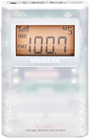Sangean DT-160Clp FM-Stereo/AM џеб радио со заштитна торбичка и клип за појас