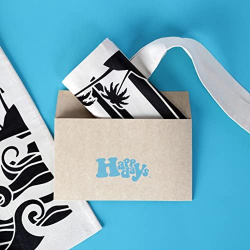 Среќни денови | Симпатични торби за платно тота | Издржлив и еколошки памук | Книга за еднократна употреба, плажа, подароци или торби за намирници