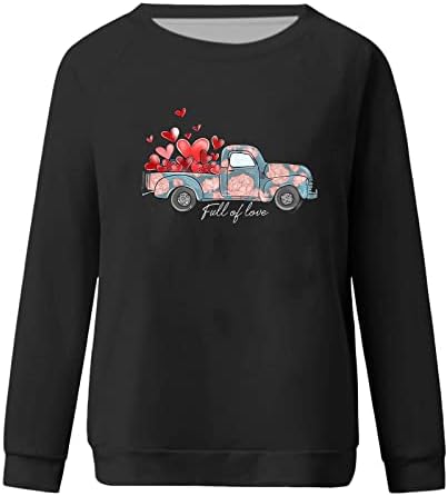 Maseенски модни печатени џемпери полни со loveубовно писмо графички пуловер пролет случајно лабаво вклопување џемпери за блуза