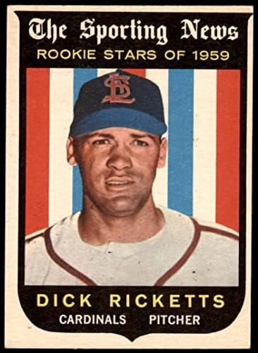 1959 Топпс 137 Дик Рикетс Сент Луис Кардиналс Дин картички 5 - Екс кардинали