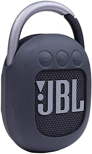 Аенлоси силиконски и тврд носечки случај компатибилен со JBL CLIP 4 Водоотпорен преносен Bluetooth звучник