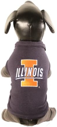 NCAA Илиноис илинини памук ликра резервоар за кучиња, мал, мал