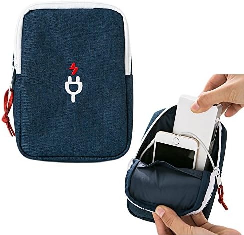 iSuperb® Торба ЗА Полнење USB Кабелска Торбичка За Слушалки Камера Телефонска Торба Водоотпорна Кутија За Патент Електроника Додатоци