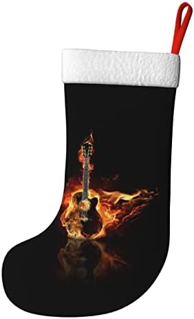 Елбул ги персонализира Божиќните чорапи за пожарна гитара Божиќно порибување за семејни празници Божиќни украси