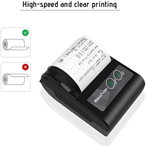 Преносно печатење на JOPWKUIN Мал производител на етикети, без панделки лесни за поставување преносен термички приемни печатач