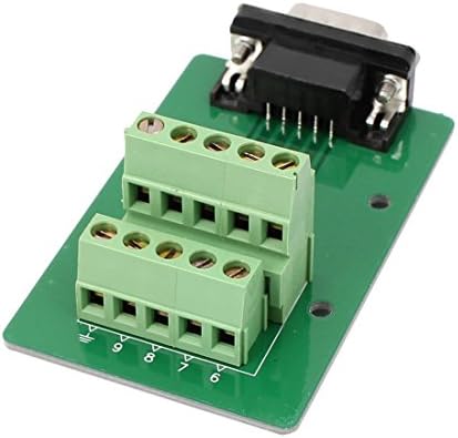 AEXIT DB9 9PIN Аудио и видео додатоци Машка адаптер Плоча RS232 Сериски до терминални конектори и адаптери модул на сигнал