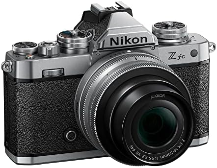 Nikon Z FC DX-формат без огледало на камера w/nikkor z dx 16-50mm f/3.5-6.3 VR-сребро