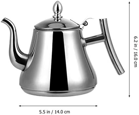 Хемотон не'рѓосувачки челик чај чај чај котел Gooseneck spout садови чај тенџере со шпорет чајник капе топла вода грејач кујнски апарати за домашно